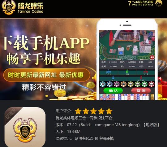 腾龙游戏官网实景